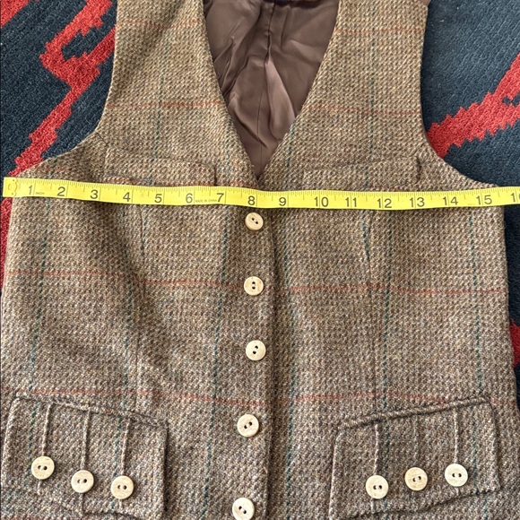 Ralph Lauren Rugby Brown Tweed Vest - Picture 4 of 6